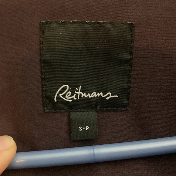 Reitmans purple hooded jacket with pockets and quilted sleeves. - Picture 2 of 10